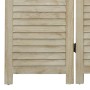 Biombo de 6 paneles de madera maciza de paulownia 210x165 cm de vidaXL, Divisores de ambientes - Ref: Foro24-338581, Precio: ...