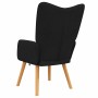 Sillón de relax de tela negro en Sillones | Comprar online en Foru.es
