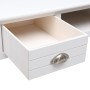 Escritorio de madera maciza de Paulownia blanco 108x45x76 cm de vidaXL, Escritorios - Ref: Foro24-338535, Precio: 115,78 €, D...