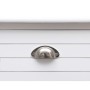 Escritorio de madera maciza de Paulownia blanco 108x45x76 cm de vidaXL, Escritorios - Ref: Foro24-338535, Precio: 115,78 €, D...