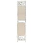 Biombo divisor de 5 paneles de tela color crema 175x165 cm de vidaXL, Divisores de ambientes - Ref: Foro24-338560, Precio: 86...