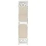 Biombo divisor de 5 paneles de tela color crema 175x165 cm de vidaXL, Divisores de ambientes - Ref: Foro24-338560, Precio: 85...
