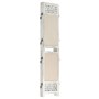 Biombo divisor de 5 paneles de tela color crema 175x165 cm de vidaXL, Divisores de ambientes - Ref: Foro24-338560, Precio: 86...