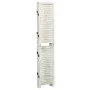 Biombo de 4 paneles madera blanco envejecido 140x165 cm de vidaXL, Divisores de ambientes - Ref: Foro24-338571, Precio: 120,1...