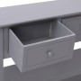 Aparador madera maciza de Paulownia gris 108x30x76 cm de vidaXL, Aparadores - Ref: Foro24-338546, Precio: 135,44 €, Descuento: %