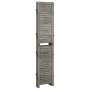 Biombo de 5 paneles de madera maciza gris 179x166 cm de vidaXL, Divisores de ambientes - Ref: Foro24-338576, Precio: 102,22 €...