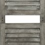 Biombo de 5 paneles de madera maciza gris 179x166 cm de vidaXL, Divisores de ambientes - Ref: Foro24-338576, Precio: 102,22 €...