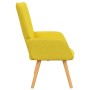 Sillón de relax de tela amarillo mostaza en Sillones | Comprar online en Foru.es