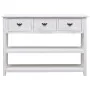 Aparador madera maciza de paulownia blanco antiguo 108x30x76 cm de vidaXL, Aparadores - Ref: Foro24-338552, Precio: 177,66 €,...