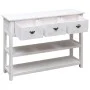 Aparador madera maciza de paulownia blanco antiguo 108x30x76 cm de vidaXL, Aparadores - Ref: Foro24-338552, Precio: 177,66 €,...