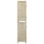 Biombo de 5 paneles de madera maciza de paulownia 175x165 cm de vidaXL, Divisores de ambientes - Ref: Foro24-338580, Precio: ...