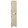Biombo de 5 paneles de madera maciza de paulownia 175x165 cm de vidaXL, Divisores de ambientes - Ref: Foro24-338580, Precio: ...