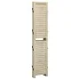 Biombo de 5 paneles de madera maciza de paulownia 175x165 cm de vidaXL, Divisores de ambientes - Ref: Foro24-338580, Precio: ...