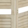 Biombo de 5 paneles de madera maciza de paulownia 175x165 cm de vidaXL, Divisores de ambientes - Ref: Foro24-338580, Precio: ...