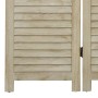 Biombo de 5 paneles de madera maciza de paulownia 175x165 cm de vidaXL, Divisores de ambientes - Ref: Foro24-338580, Precio: ...