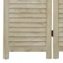 Biombo de 5 paneles de madera maciza de paulownia 175x165 cm de vidaXL, Divisores de ambientes - Ref: Foro24-338580, Precio: ...