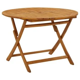Mesa plegable de jardín de madera maciza de acacia 110 cm de vidaXL, Mesas de jardín - Ref: Foro24-316844, Precio: 137,08 €, ...