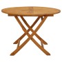 Mesa plegable de jardín de madera maciza de acacia 110 cm de vidaXL, Mesas de jardín - Ref: Foro24-316844, Precio: 162,52 €, ...