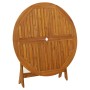 Mesa plegable de jardín de madera maciza de acacia 110 cm de vidaXL, Mesas de jardín - Ref: Foro24-316844, Precio: 162,52 €, ...