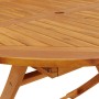 Mesa plegable de jardín de madera maciza de acacia 110 cm de vidaXL, Mesas de jardín - Ref: Foro24-316844, Precio: 162,52 €, ...