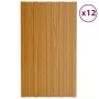 Panel de tejado acero galvanizado color madera 12 uds 80x45 cm by vidaXL, Ceiling - Ref: Foro24-317207, Price: 62,99 €, Disco...