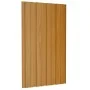 Panel de tejado acero galvanizado color madera 12 uds 80x45 cm by vidaXL, Ceiling - Ref: Foro24-317207, Price: 62,99 €, Disco...