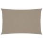 Toldo de vela rectangular tela Oxford gris taupe 2,5x5 m en Sombrillas | Comprar online en Foru.es