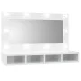 Furniture with mirror and bright white LED lights 90x31.5x62 cm by vidaXL, bathroom vanities - Ref: Foro24-808897, Price: 69,...