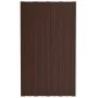 Brown galvanized steel roof panel 12 units 80x45 cm by vidaXL, Ceiling - Ref: Foro24-317205, Price: 60,12 €, Discount: %