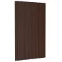 Brown galvanized steel roof panel 12 units 80x45 cm by vidaXL, Ceiling - Ref: Foro24-317205, Price: 60,12 €, Discount: %