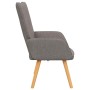Sillón de relax de tela gris taupe en Sillones | Comprar online en Foru.es