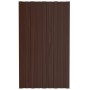 Panel para tejado acero galvanizado marrón 36 unidades 80x45 cm de vidaXL, Techo - Ref: Foro24-317206, Precio: 133,74 €, Desc...