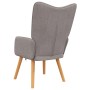 Sillón de relax de tela gris taupe en Sillones | Comprar online en Foru.es