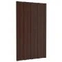 Brown galvanized steel roof panel 36 units 80x45 cm by vidaXL, Ceiling - Ref: Foro24-317206, Price: 132,13 €, Discount: %