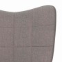 Sillón de relax de tela gris taupe en Sillones | Comprar online en Foru.es