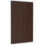 Brown galvanized steel roof panel 36 units 80x45 cm by vidaXL, Ceiling - Ref: Foro24-317206, Price: 132,13 €, Discount: %