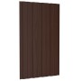 Panel para tejado acero galvanizado marrón 36 unidades 80x45 cm de vidaXL, Techo - Ref: Foro24-317206, Precio: 133,74 €, Desc...