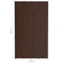 Brown galvanized steel roof panel 36 units 80x45 cm by vidaXL, Ceiling - Ref: Foro24-317206, Price: 132,13 €, Discount: %