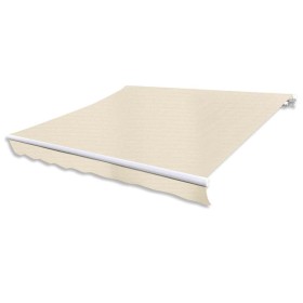 Toldo plegable motorizado 400 cm crema en Toldos | Comprar online en Foru.es