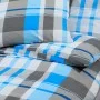 Juego de funda nórdica algodón azul y gris 225x220 cm de vidaXL, Fundas de nórdico - Ref: Foro24-136076, Precio: 23,95 €, Des...