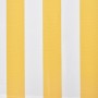 Toldo plegable de operación manual 300 cm amarillo y blanco en Toldos | Comprar online en Foru.es