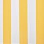 Toldo plegable motorizado 400 cm amarillo y blanco en Toldos | Comprar online en Foru.es