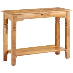 Mesa consola de madera maciza de acacia 100x40x76 cm de vidaXL, Mesas auxiliares - Ref: Foro24-338033, Precio: 201,49 €, Desc...