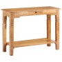 Mesa consola de madera maciza de acacia 100x40x76 cm de vidaXL, Mesas auxiliares - Ref: Foro24-338033, Precio: 205,40 €, Desc...