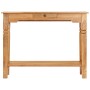 Mesa consola de madera maciza de acacia 100x40x76 cm de vidaXL, Mesas auxiliares - Ref: Foro24-338033, Precio: 205,40 €, Desc...