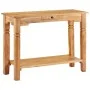 Konsolentisch aus massivem Akazienholz, 100 x 40 x 76 cm von vidaXL, Seitentische - Ref: Foro24-338033, Preis: 201,49 €, Raba...