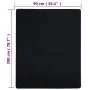 Sábanas bajeras jersey 2 uds algodón negro 90x200 cm de vidaXL, Sábanas - Ref: Foro24-136211, Precio: 20,39 €, Descuento: %