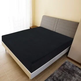 Spannbettlaken aus schwarzem Baumwolljersey, 90 x 200 cm von vidaXL, Bettlaken - Ref: Foro24-136210, Preis: 13,96 €, Rabatt: %