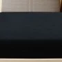 Sábana bajera jersey algodón negro 90x200 cm de vidaXL, Sábanas - Ref: Foro24-136210, Precio: 13,96 €, Descuento: %