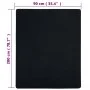 Sábana bajera jersey algodón negro 90x200 cm de vidaXL, Sábanas - Ref: Foro24-136210, Precio: 13,96 €, Descuento: %
